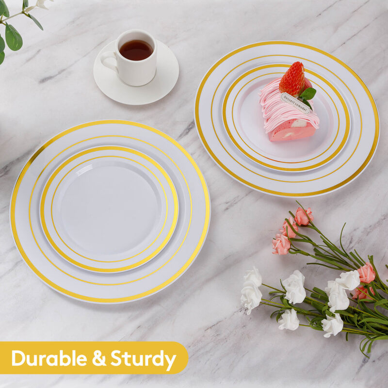 10.25 Dinner Plates ＆ 7.5 Dessert Plates Sets 3