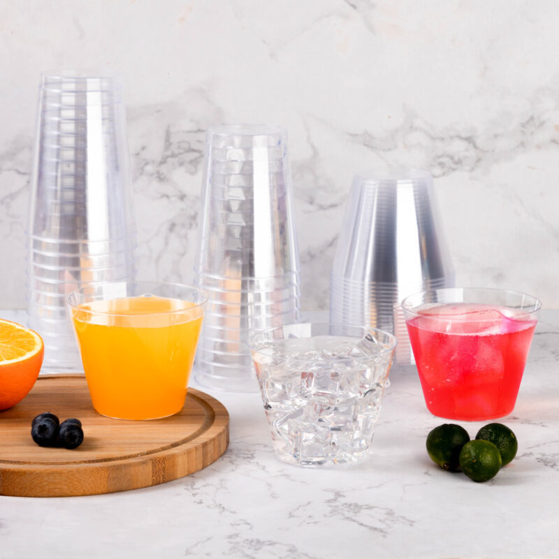 12oz Disposable Clear Plastic Cups 4