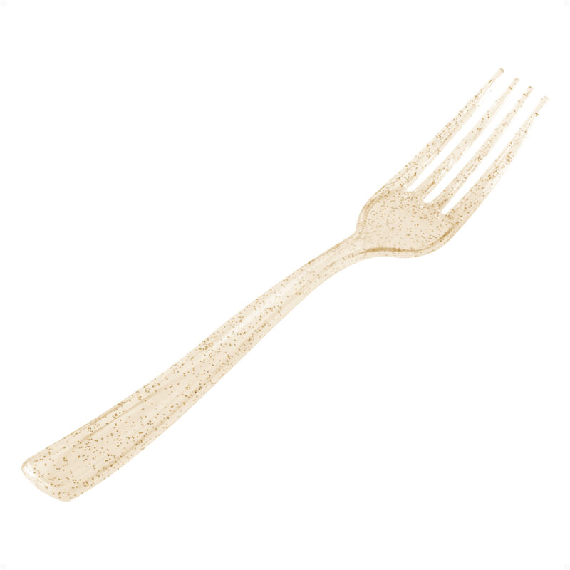 Glitter Plastic Forks
