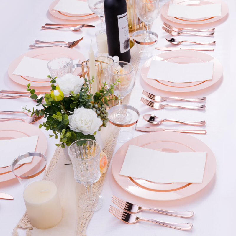 10.25" Pink Plates - Image 3