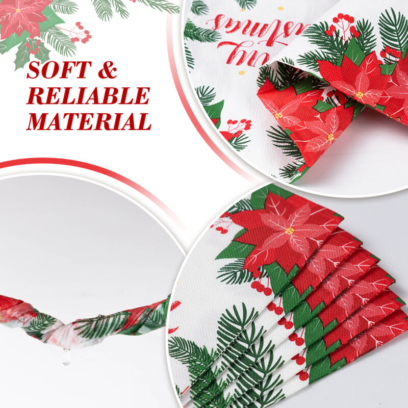 Red Christmas Tree Napkins 2